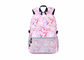 สีชมพู Unicorn 3pcs กระเป๋าสตางค์เด็กหญิงกระเป๋าสตางค์เด็กกระเป๋าโรงเรียน